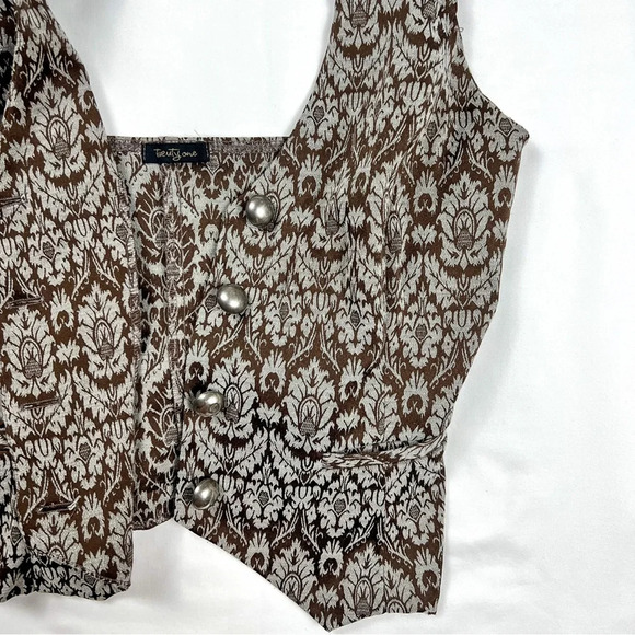 Vintage 90’s Forever 21 Cropped Waist Coat - Picture 6 of 8